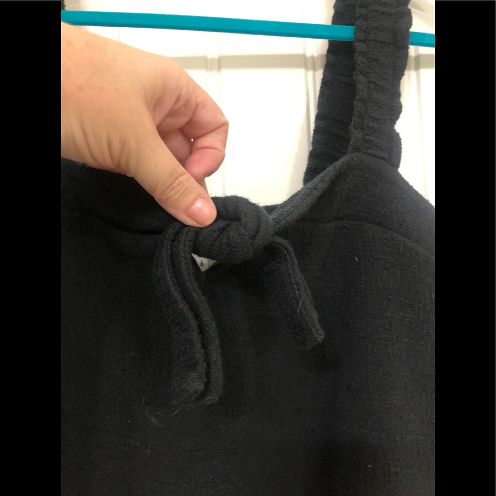 3/ FOR $20 DEAL Madewell Black Tie Front Tank LG - Picture 5 of 9